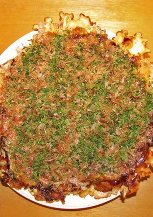 「自然薯ムカゴお好み焼き」-レシピのメイン写真