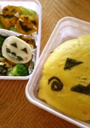ハロウィンのキャラ弁☆-レシピのメイン写真