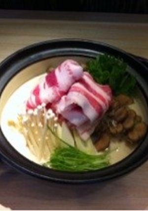 きのこ三昧と黒豚の豆乳鍋-レシピのメイン写真