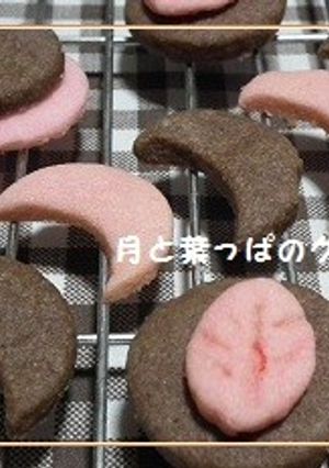 月と葉っぱのクッキー-レシピのメイン写真
