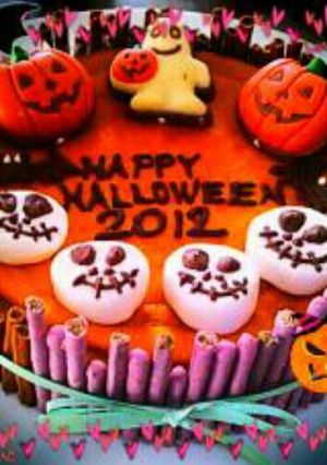 ハッピーハロウィン♪カボチャチーズケーキ-レシピのメイン写真