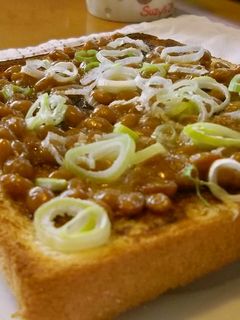 佃煮で納豆トースト☆-レシピのメイン写真