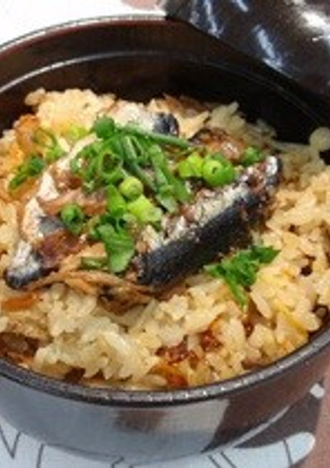 サンマの蒲焼缶詰で炊き込みご飯★-レシピのメイン写真