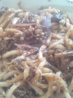 なんちゃってすき焼き風焼うどん-レシピのメイン写真