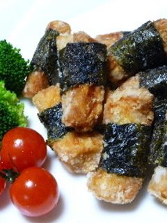 お弁当にも!鶏むね肉の磯辺揚げ-レシピのメイン写真