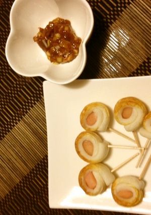 新生姜とちくわのクルクル巻き♪-レシピのメイン写真