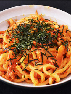 すぐに出来ちゃう♡明太子キムチ焼きうどん-レシピのメイン写真