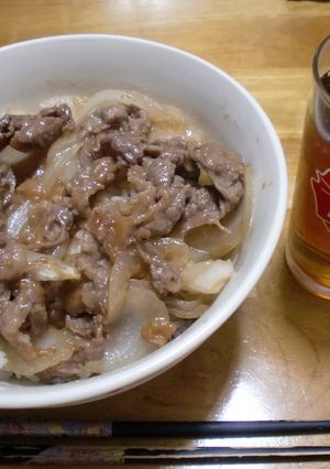 梅風味牛丼-レシピのメイン写真