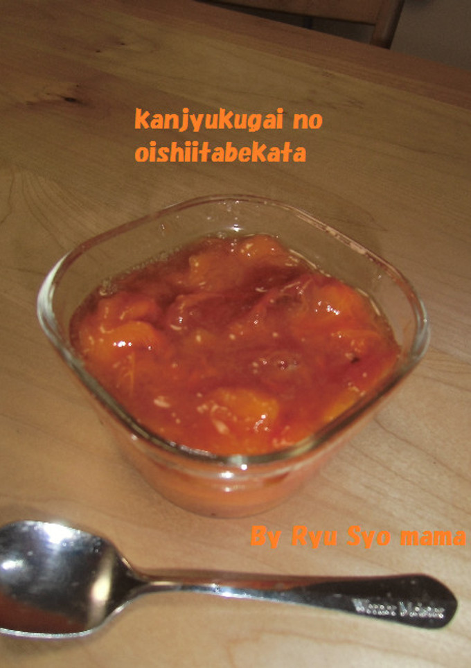 ✿完熟柿の美味しい食べ方✿-レシピのメイン写真