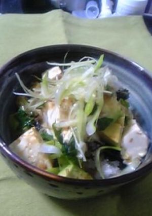 豆腐アボガド丼-レシピのメイン写真