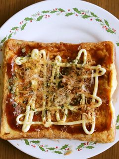 簡単 お好み焼き風パン-レシピのメイン写真