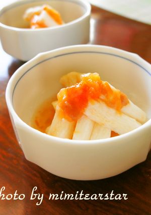 ながいもの梅トマト甘酢漬け-レシピのメイン写真