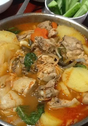 韓国料理☆タットリタン(鶏の辛鍋)-レシピのメイン写真