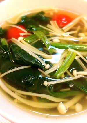 野菜たっぷりトマトのスープ。-レシピのメイン写真