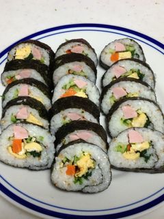 韓国風のり巻き☆キンパブ-レシピのメイン写真