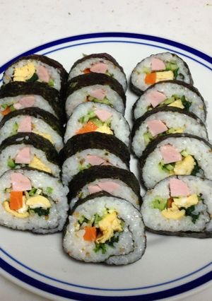 韓国風のり巻き☆キンパブ-レシピのメイン写真