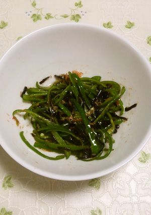 簡単ピーマンのおつまみ-レシピのメイン写真