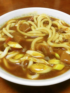 レトルトカレーのカレーうどん♫-レシピのメイン写真