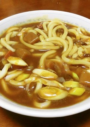 レトルトカレーのカレーうどん♫-レシピのメイン写真