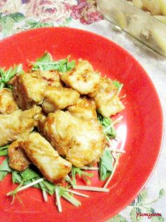 鶏胸肉の醤油麹しょうが焼き-レシピのメイン写真