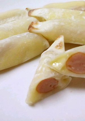 お弁当に☆ウィンナーとチーズのミニ春巻き-レシピのメイン写真