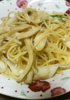 イカときのこのペペロンチーノ-レシピのメイン写真