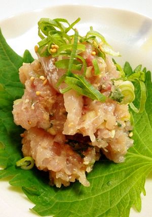 釣り人がその時の気力で作る「なめろう」-レシピのメイン写真