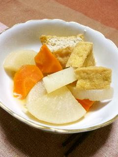 圧力鍋で☆ 大根・人参・厚揚げの煮物-レシピのメイン写真