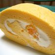 しっとりふわふわオレンジロールケーキ