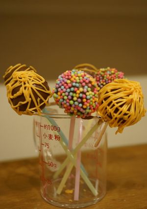 可愛い!簡単!ケーキポップス-レシピのメイン写真