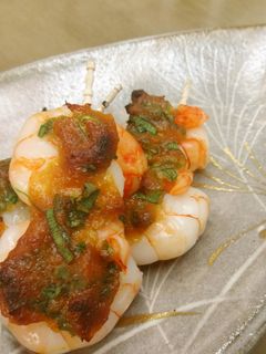 プリプリ☆海老の葱味噌マヨ焼き☆-レシピのメイン写真