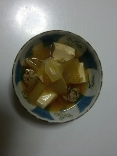 だい・たま・豆腐・肉団子のおでん風スープ-レシピのメイン写真