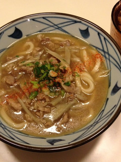☆体ポカポカ肉ごぼううどん☆-レシピのメイン写真
