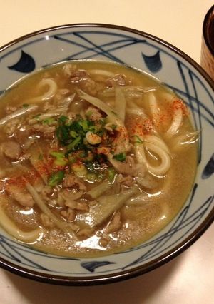 ☆体ポカポカ肉ごぼううどん☆-レシピのメイン写真