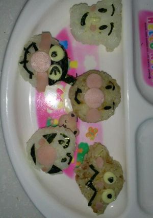 アンパンマンの一口おにぎり-レシピのメイン写真