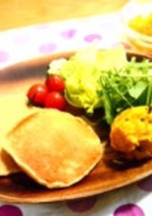 豆×3!米粉のパンケーキ:)○-レシピのメイン写真