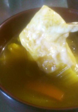 野菜たっぷりお雑煮チーズ＆カレー風味-レシピのメイン写真