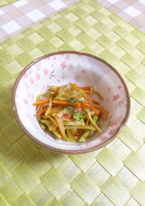 エコ☆ブロッコリーの茎の洋風きんぴら-レシピのメイン写真