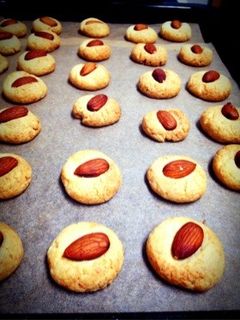 簡単♪FPでアーモンドクッキー♡-レシピのメイン写真