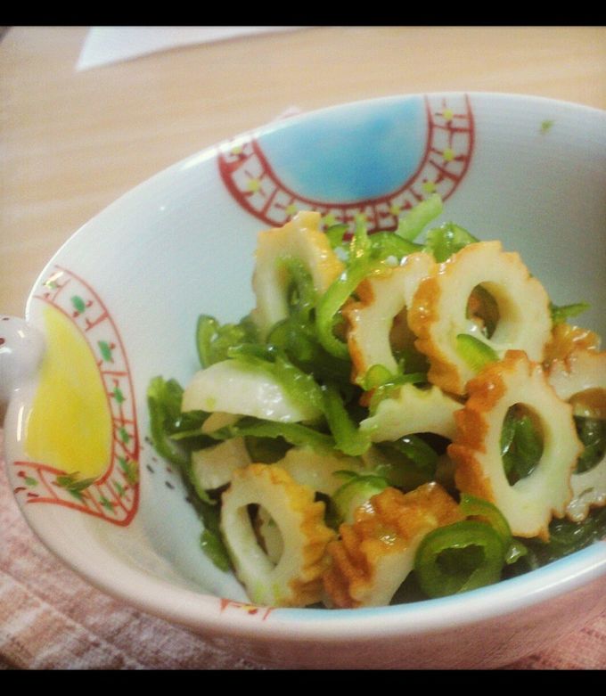ピーマンとちくわの胡麻油和え-レシピのメイン写真