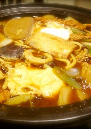 味噌煮込みうどん鍋-レシピのメイン写真