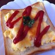 朝ごはん*エッグチーズトースト♡