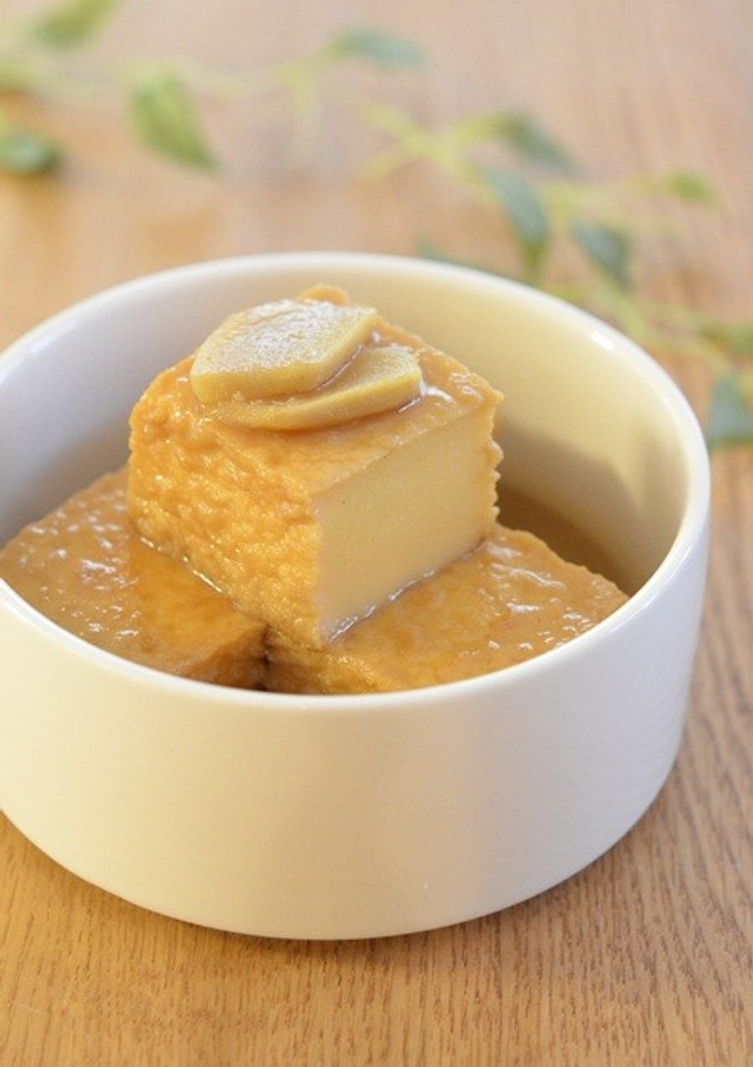 ぷるるん♪絹揚げの生姜煮-レシピのメイン写真