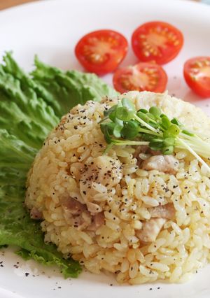炊飯器に入れるだけ～♪バターチキンライス-レシピのメイン写真