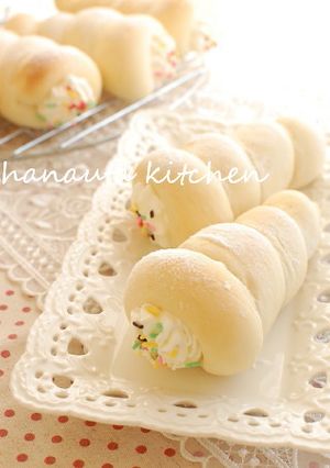 ソフトでふんわり 白いコルネ-レシピのメイン写真