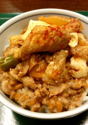 豚キム納豆丼-レシピのメイン写真