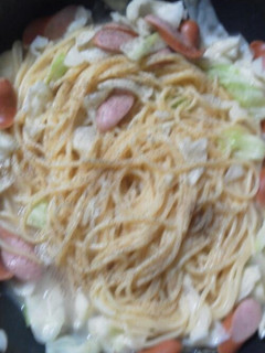 ズボラクリームパスタ-レシピのメイン写真