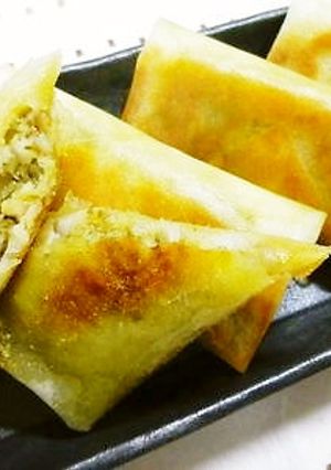 タラのバジルソース春巻き*-レシピのメイン写真
