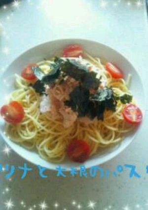 簡単☆ツナマヨと大根のパスタ☆-レシピのメイン写真