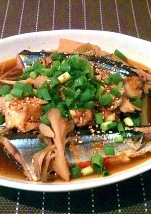 さんまのラー油煮を作ってみた！-レシピのメイン写真